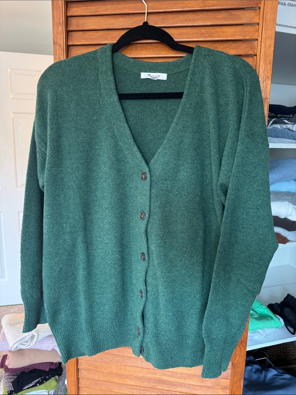 Madewell Button Front Sweater Cardigan